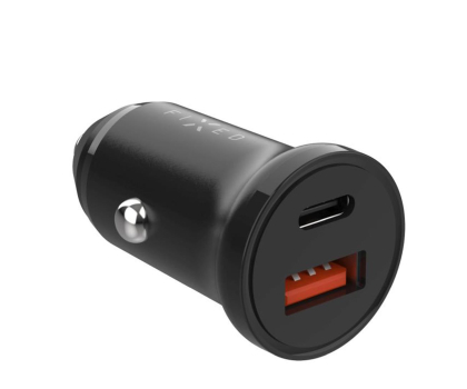Ładowarka i akumulator FIXED Ładowarka Samochodowa USB-C/USB Car Charger 20W czarny FIXCC20N-CU-BK